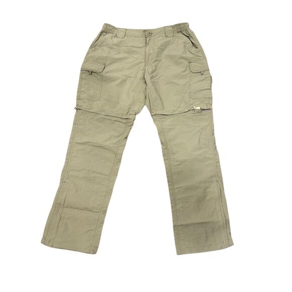 Rugged Exposure Utility Convertible Cargo Pants‎ Waist 30 Khaki Hiking Outdoor - Picture 1 of 16